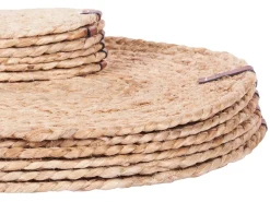 Sæt med dækkeservietter og bordskånere BUSHYLARK Jute Naturlig