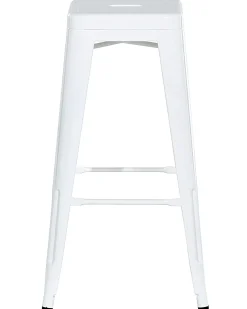 Sæt af 2 barstole CABRILLO Metal Hvid