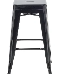 Sæt af 2 barstole CABRILLO Metal Sort