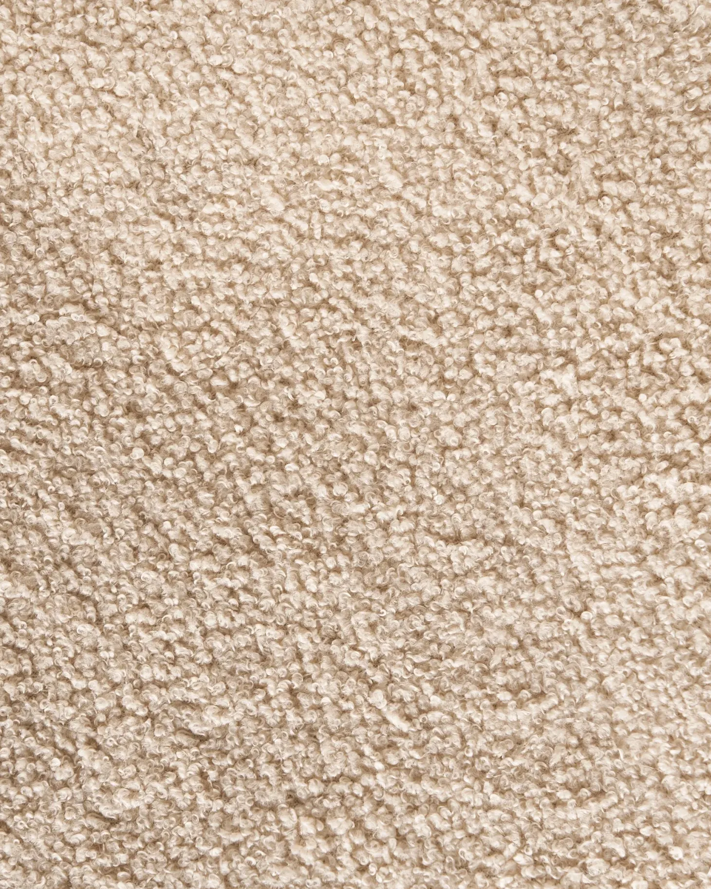 Sæt af 2 barstole KAHLA Boucle Lys Beige