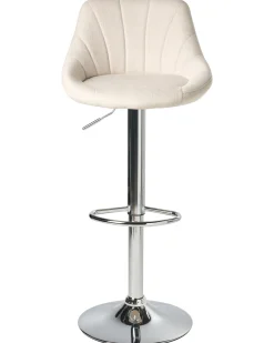 Sæt af 2 barstole LUCCA Lys Beige