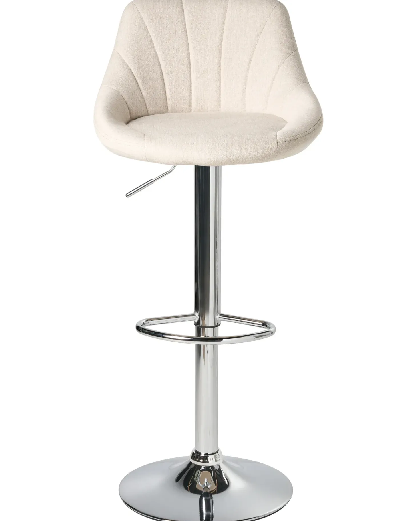 Sæt af 2 barstole LUCCA Lys Beige