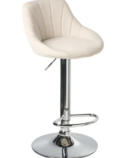 Sæt af 2 barstole LUCCA Lys Beige