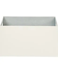 Sæt af 3 bokse LARSA Kunstlæder Beige