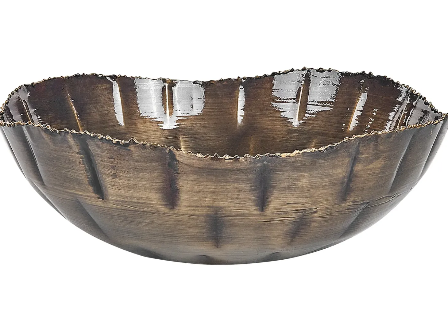 Sæt af 3 dekorative skåle PINANG Metal Messing