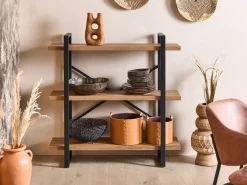 Sæt af 3 dekorative skåle PINANG Metal Messing