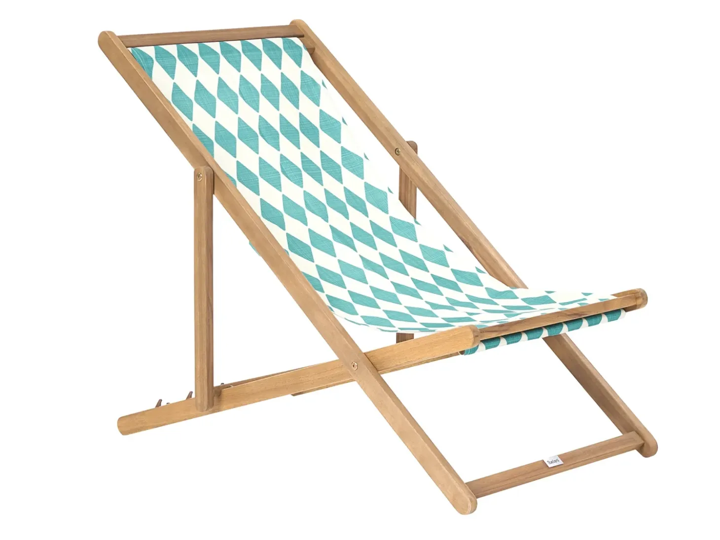 Sæt af 2 erstatningsbetræk til liggestol ANZIO/AVELLINO 113 x 44 cm Turkis