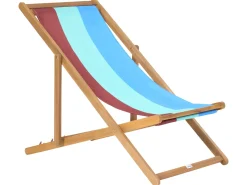 Sæt af 2 erstatningsbetræk til liggestol ANZIO/AVELLINO 113 x 44 cm Multifarvet