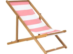 Sæt af 2 erstatningsbetræk til liggestol ANZIO/AVELLINO 113 x 44 cm Rød