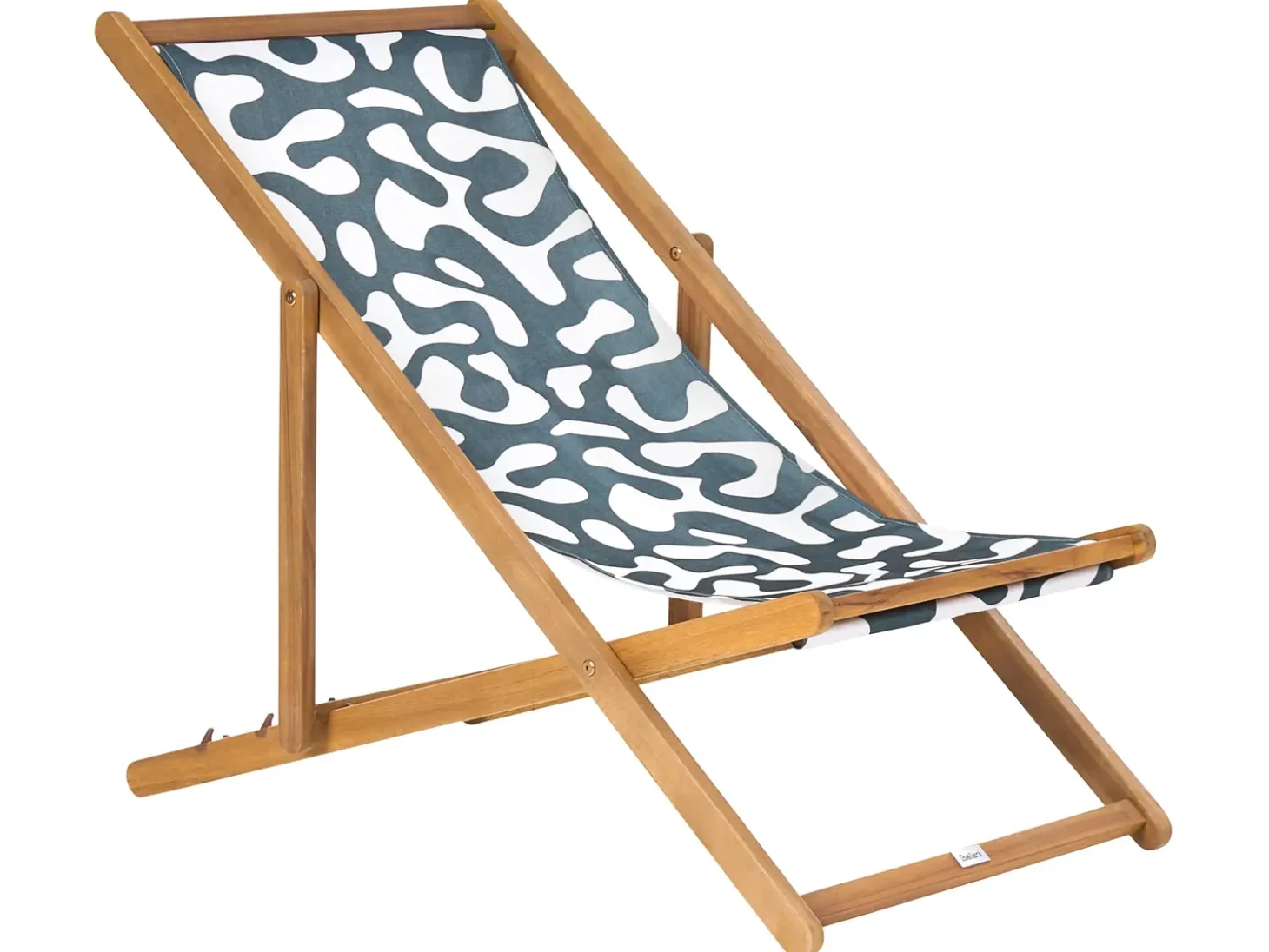 Sæt af 2 erstatningsbetræk til liggestol ANZIO/AVELLINO 113 x 44 cm Sort