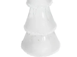 Sæt af 3 figurer LED KIERINKI Juletræ 22/27/33 cm Hvid