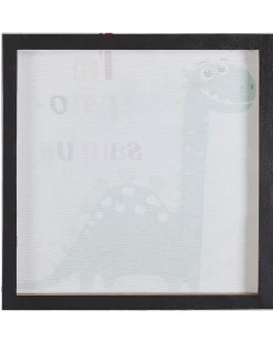 Sæt af 3 fotorammer BINGUI Motiv for børn 30 x 30 cm Multifarvet