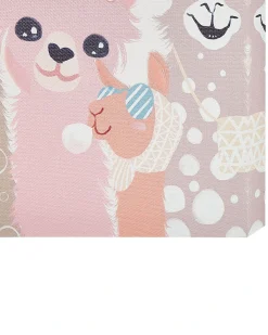 Sæt af 3 fotorammer TILLIA Dyre motiv 30 x 30 cm Multifarvet