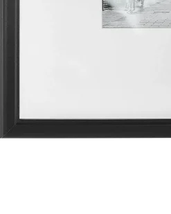Sæt af 7 fotorammer ZINARE Urbant motiv Sort