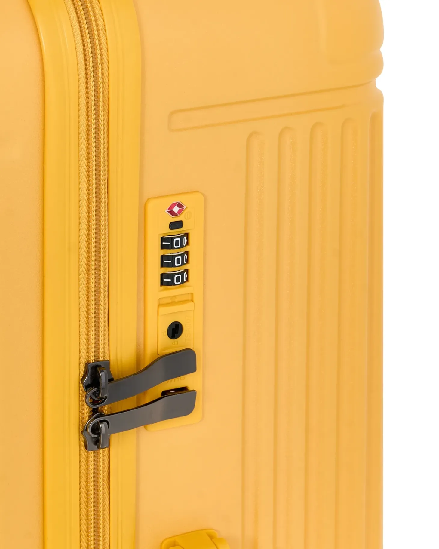 Sæt af 3 hardcase-kufferter MYNTIS Gul