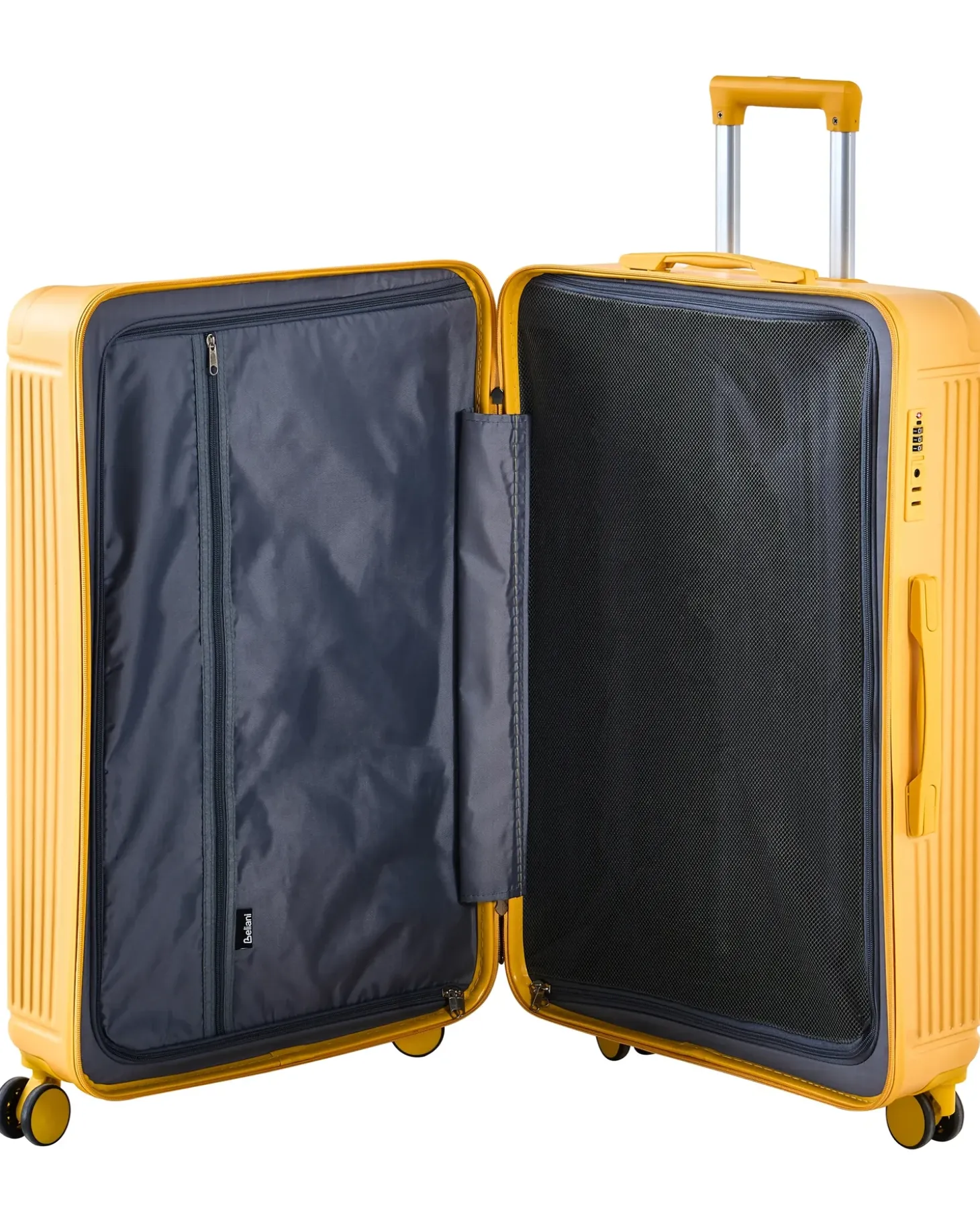 Sæt af 3 hardcase-kufferter MYNTIS Gul