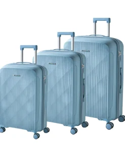 Sæt af 3 hardcase-kufferter TONSAI Blå