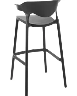 Sæt af 2 have barstole GUBBIO Sort