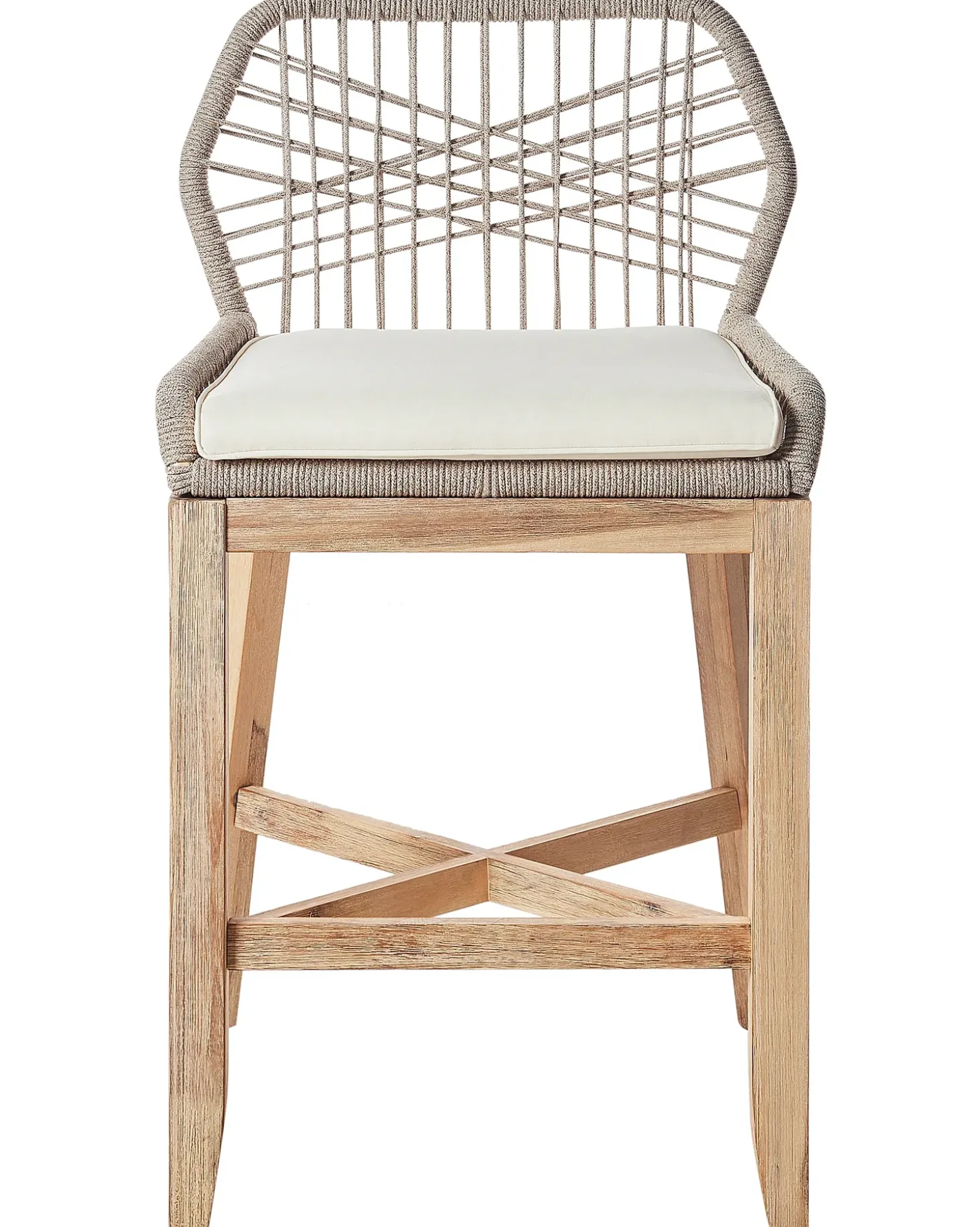 Sæt af 2 have barstole TALAMONE Akacietræ Beige