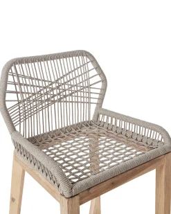 Sæt af 2 have barstole TALAMONE Akacietræ Beige