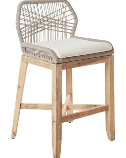 Sæt af 2 have barstole TALAMONE Akacietræ Beige