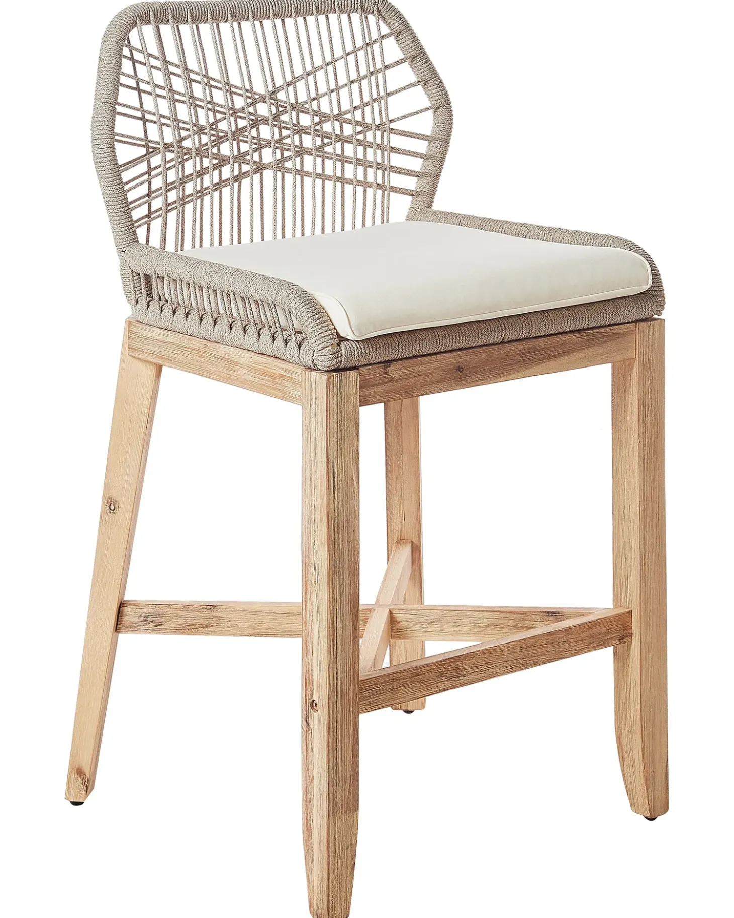 Sæt af 2 have barstole TALAMONE Akacietræ Beige
