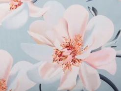 Sæt af 2 havehynder APRICALE Blomstermønster 45 x 45 cm Blå