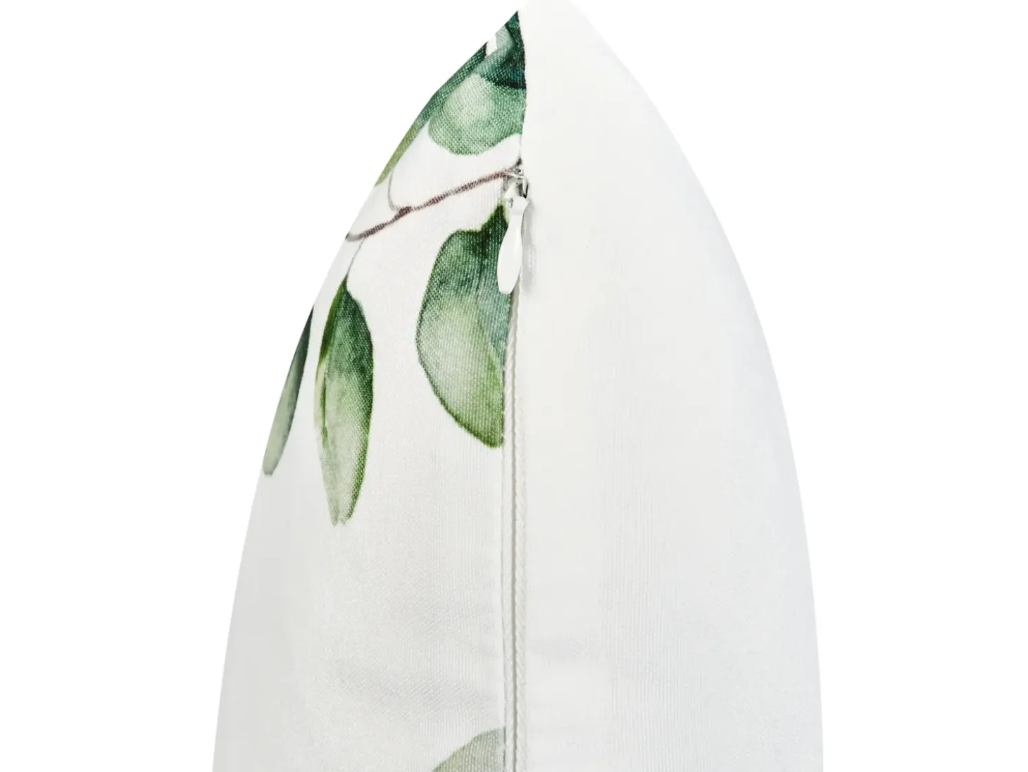 Sæt af 2 havehynder BOSQUE Plante mønster 45 x 45 cm Grøn