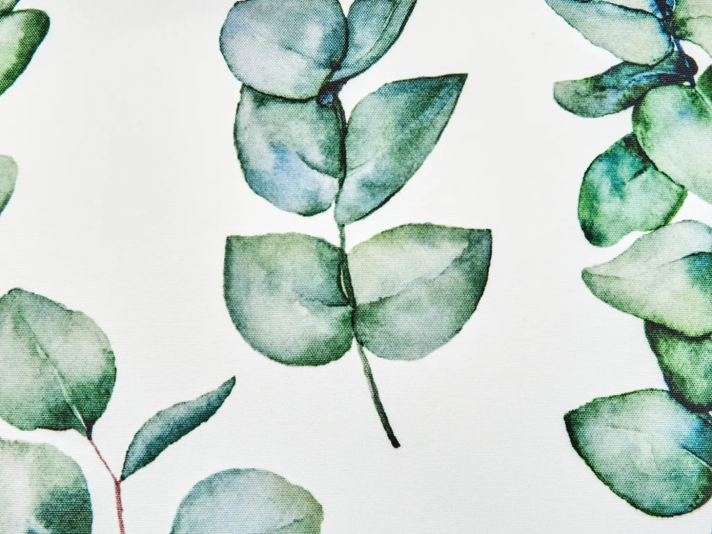 Sæt af 2 havehynder BOSQUE Plante mønster 45 x 45 cm Grøn