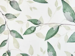 Sæt af 2 havehynder FLYLEAF Plante mønster 45 x 45 cm Grøn