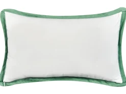 Sæt af 2 havehynder MEADOW Plante mønster 30 x 50 cm Grøn
