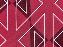 Sæt af 2 havehynder MEZZANO Geometrisk mønster 40 x 60 cm Fuchsia