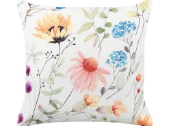 Sæt af 2 havehynder MONESI Blomstermønster 45 x 45 cm Multifarvet