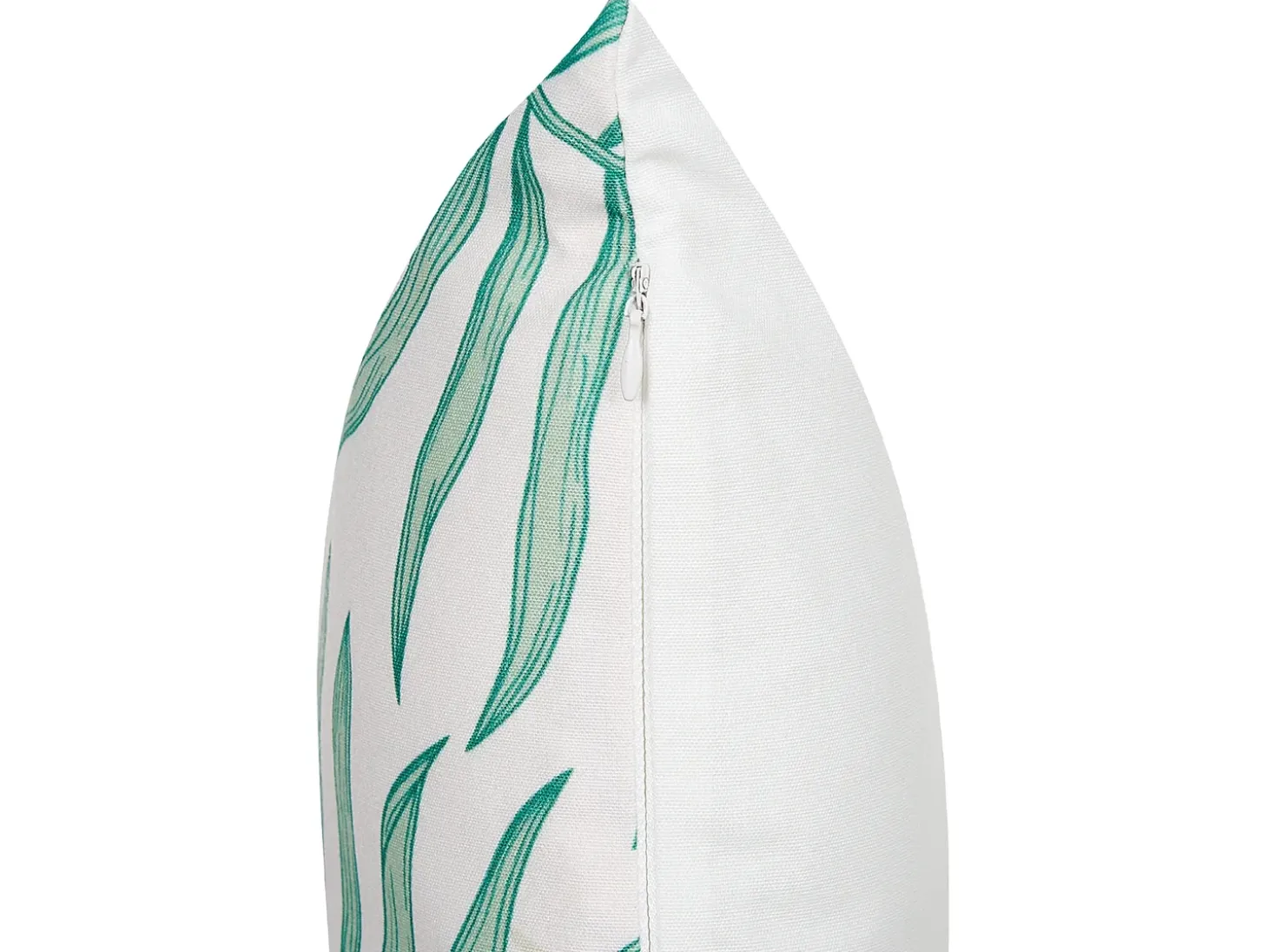 Sæt af 2 havehynder POGGIO Plante mønster 40 x 60 cm Grøn