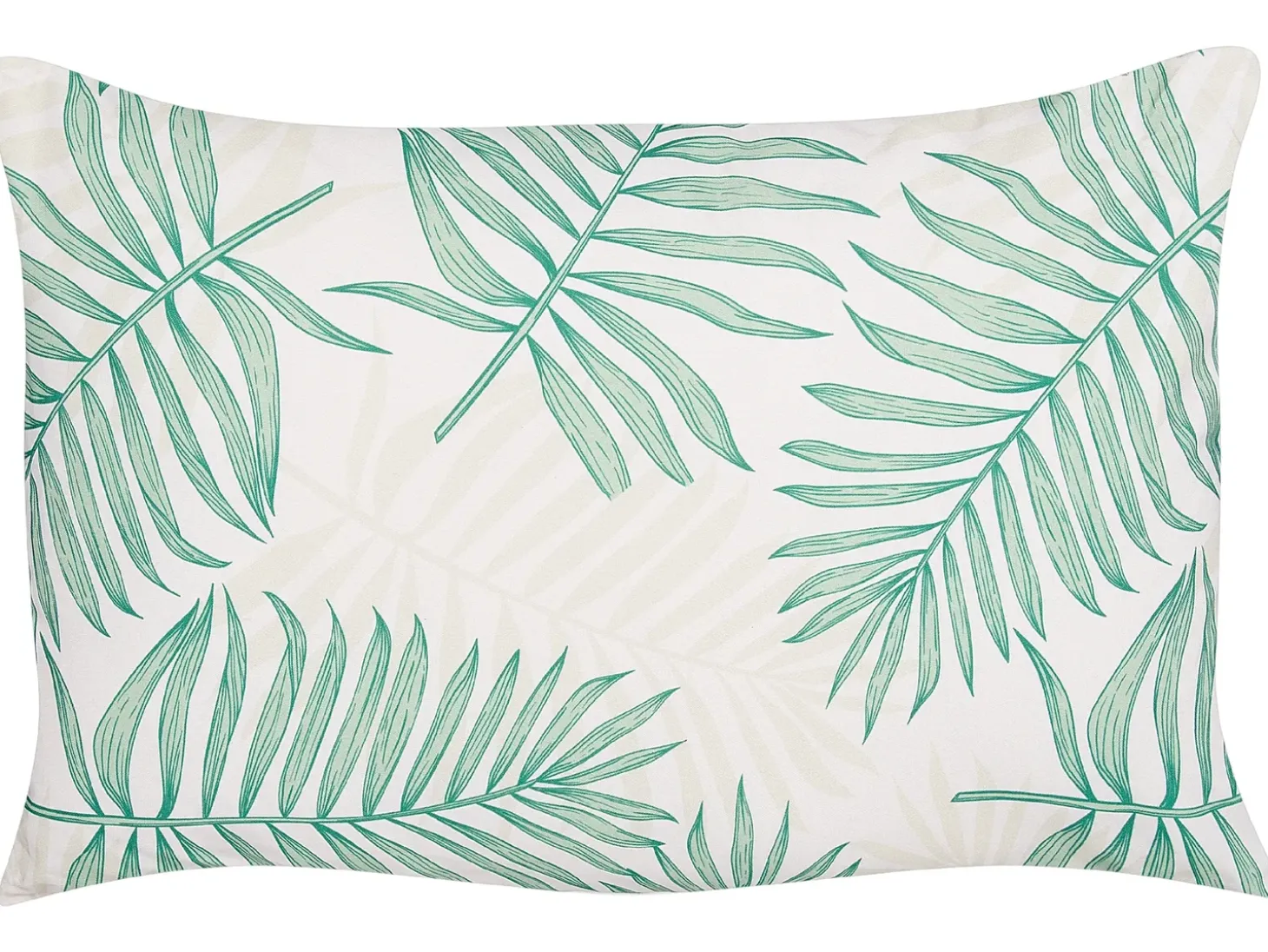 Sæt af 2 havehynder POGGIO Plante mønster 40 x 60 cm Grøn