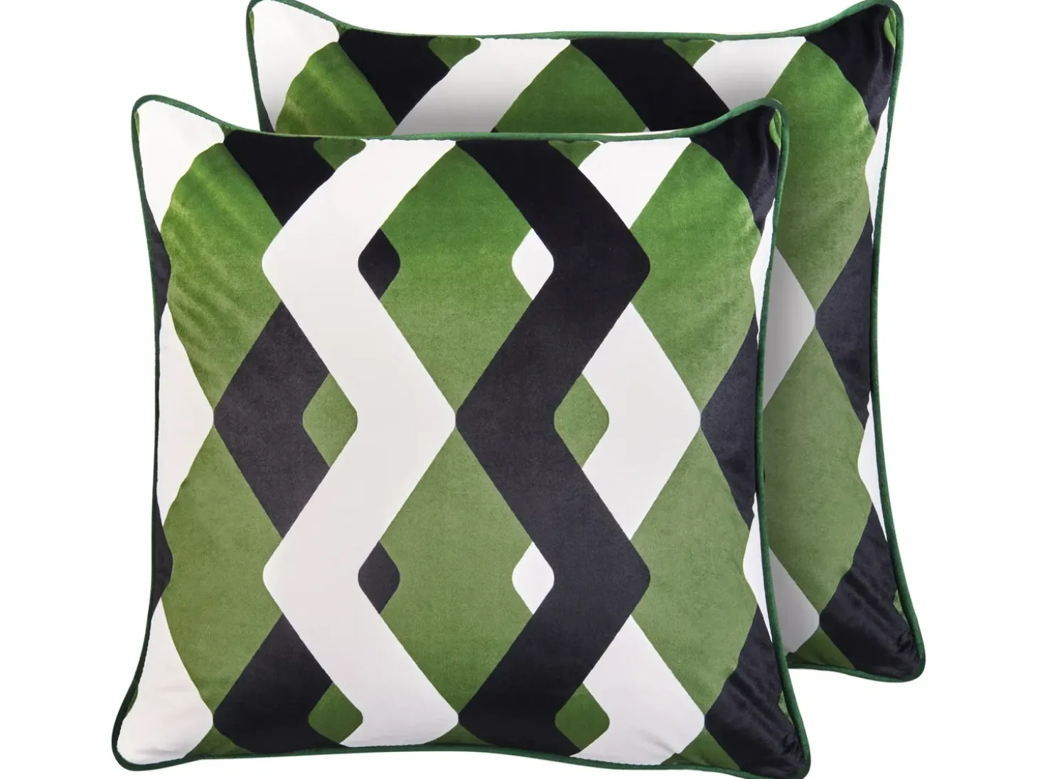 Sæt af 2 havehynder SWAY Geometrisk mønster 45 x 45 cm Multifarvet