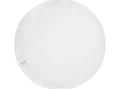 Sæt af 2 havehynder TORRETTA Plante mønster 40 x 40 cm Cremehvid