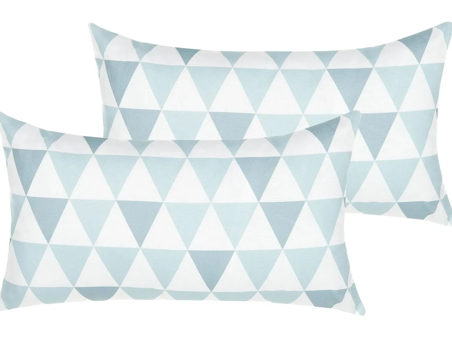 Sæt af 2 havehynder TRIFOS Geometrisk mønster 40 x 70 cm Blå