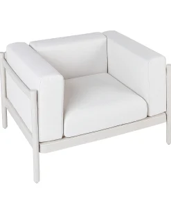 Sæt af 2 havelænestole FERRETTI Lys Beige
