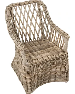 Sæt af 2 havelænestole MAROS II Rattan Naturlig