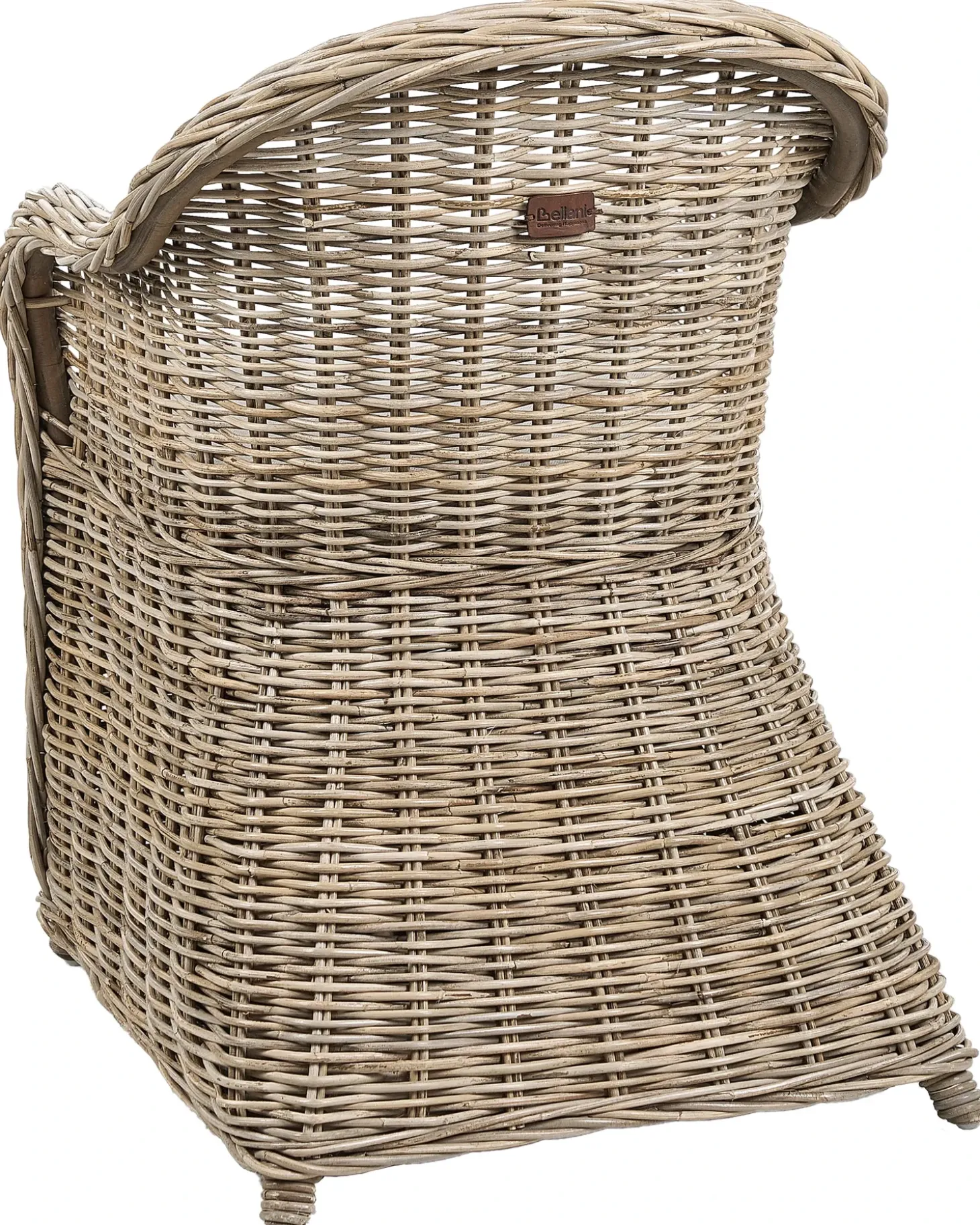 Sæt af 2 havelænestole med hynder SUSUA II Rattan Naturlig