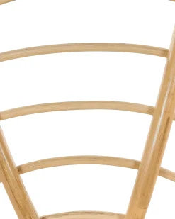 Sæt af 2 havelænestole med hynder SALVO Rattan Naturlig