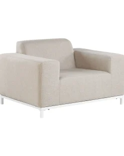 Sæt af 2 havelænestole ROVIGO Beige