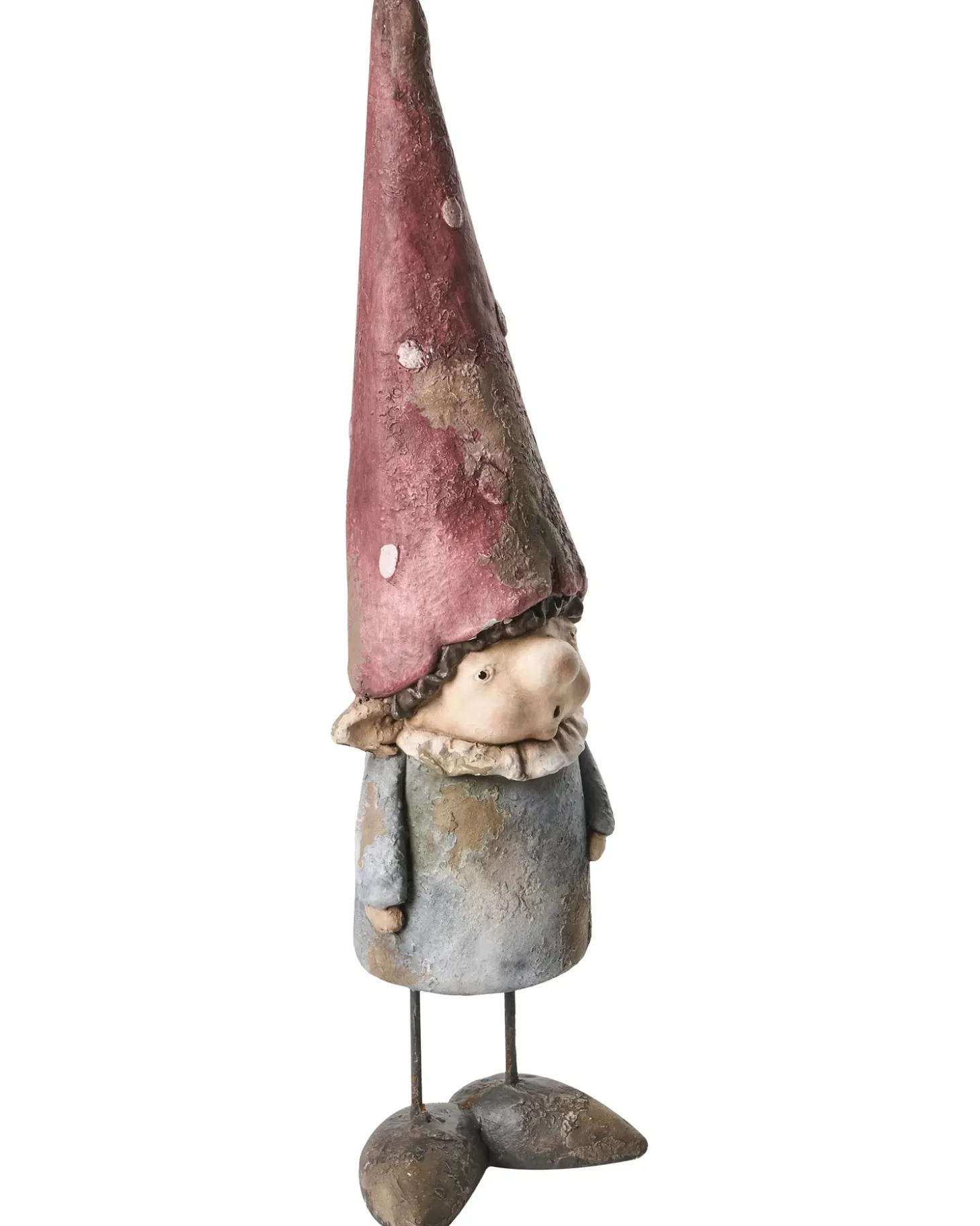 Sæt af 2 havestatuer GREVA Dværg Multifarvet
