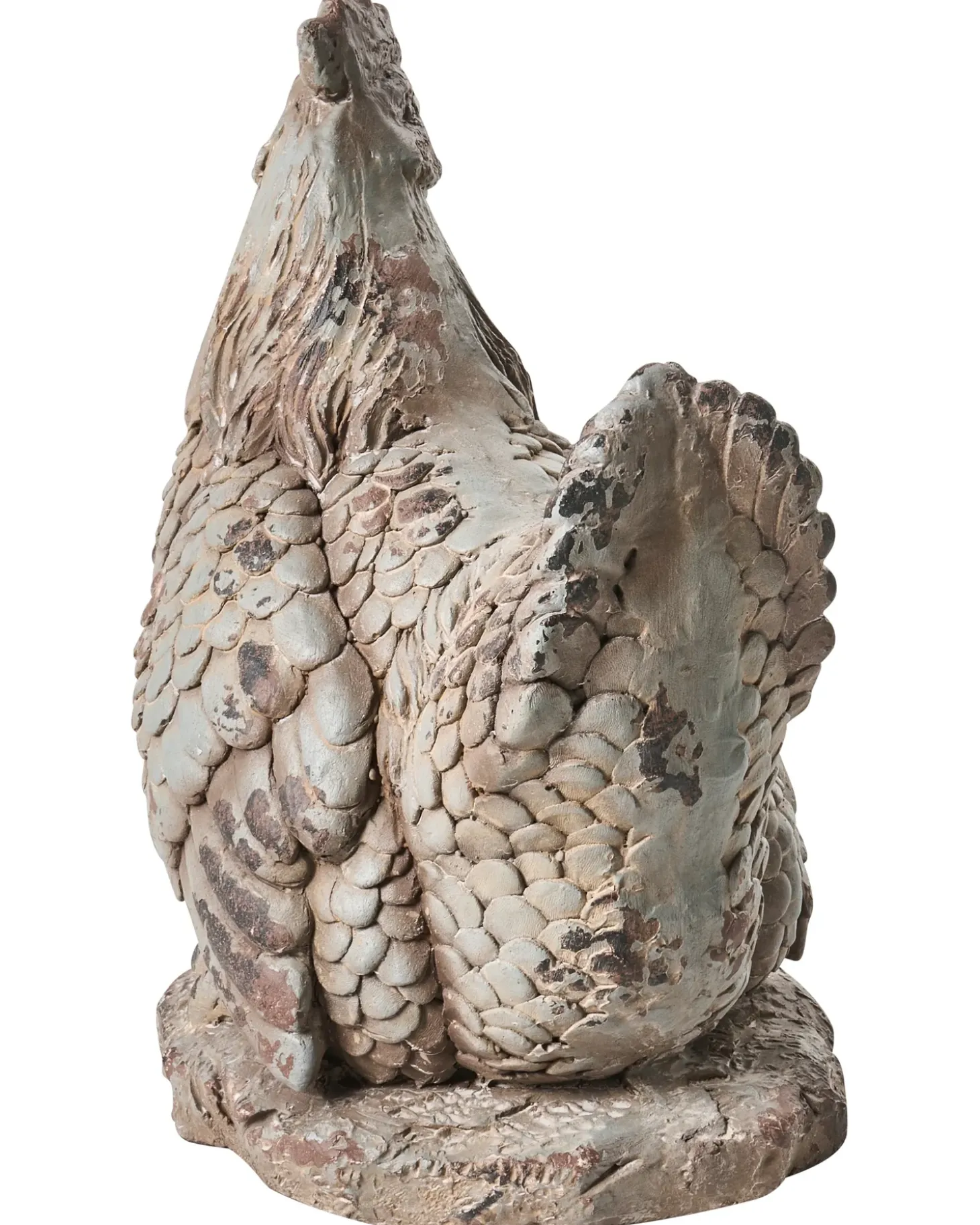Sæt af 2 havestatuer SPECCHIA Kylling Beige