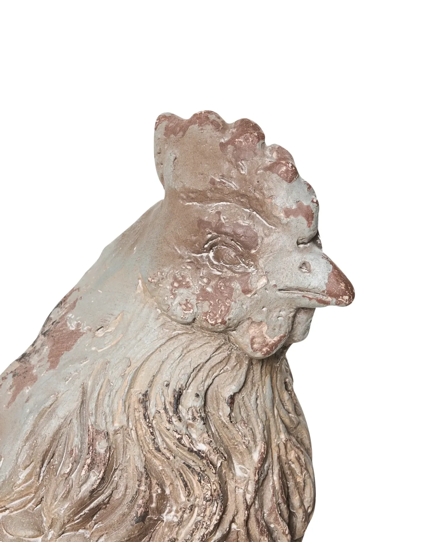 Sæt af 2 havestatuer SPECCHIA Kylling Beige