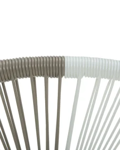 Sæt af 2 havestole ACAPULCO PE-rattan Hvid