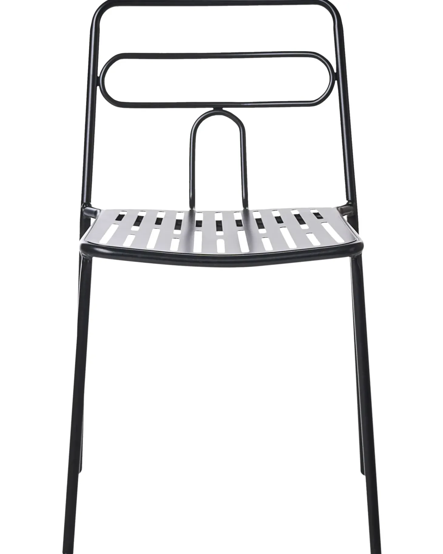 Sæt af 2 havestole AGEROLA Metal Sort