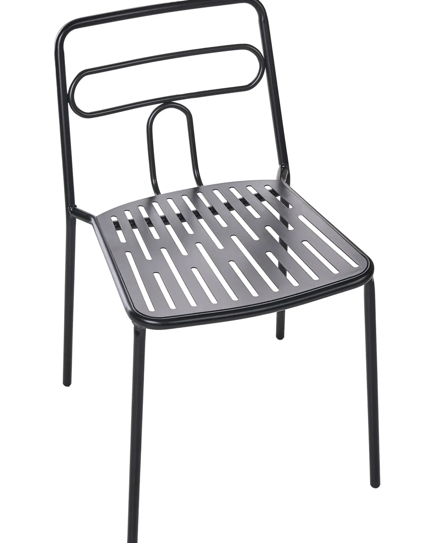 Sæt af 2 havestole AGEROLA Metal Sort