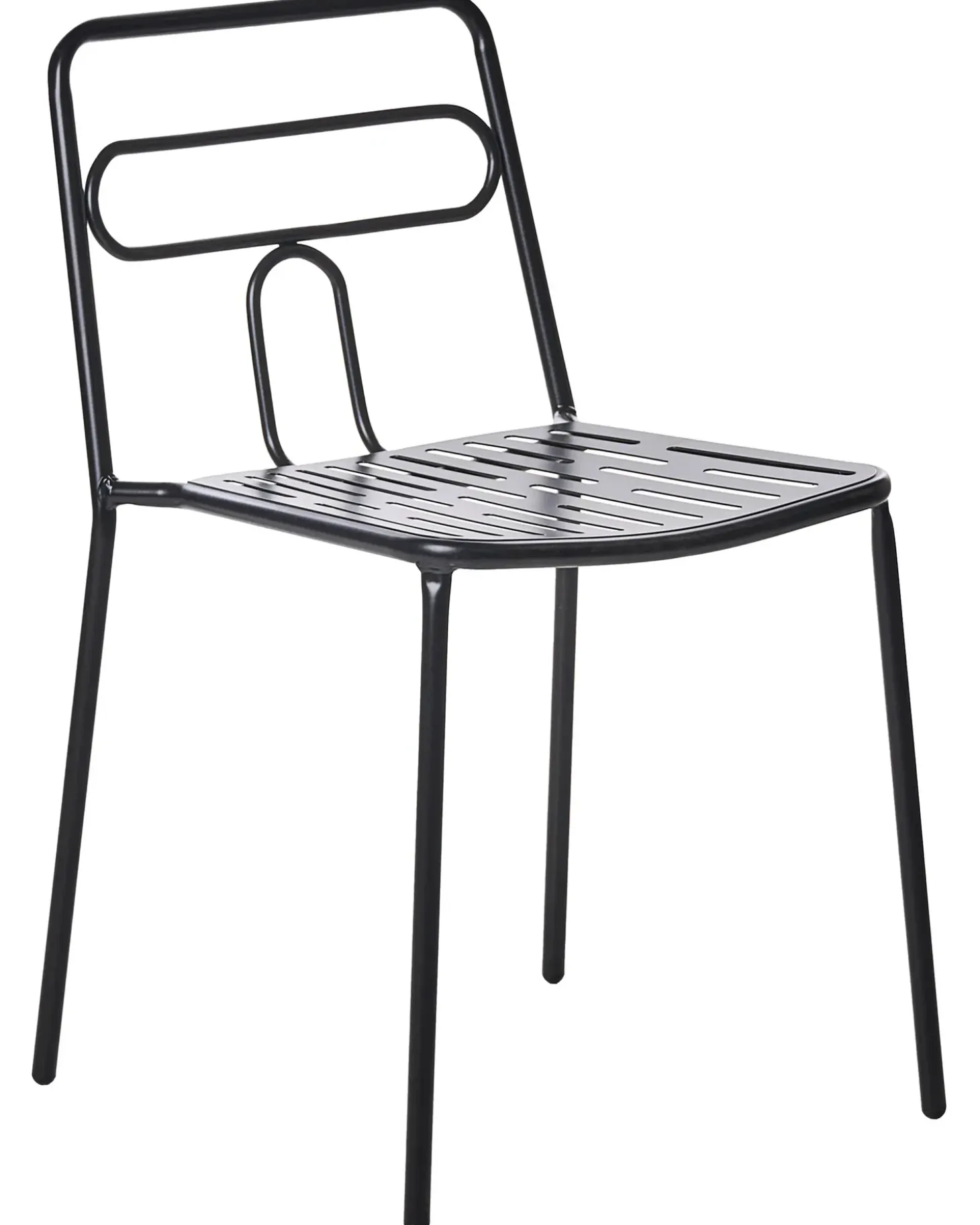 Sæt af 2 havestole AGEROLA Metal Sort